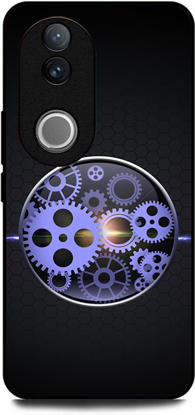 FAZAKA Back Cover for IQOO Z10r 5G On Glossy Metal Phone Cover | AUTOMATION(Multicolor, Dual Protection, Rubber, Pack of: 1)