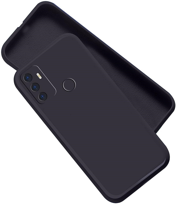Oppo hyronic Back Cover for OPPO A53 4G(Black, Silicon, Pack of: 1) - Flipkart Deal