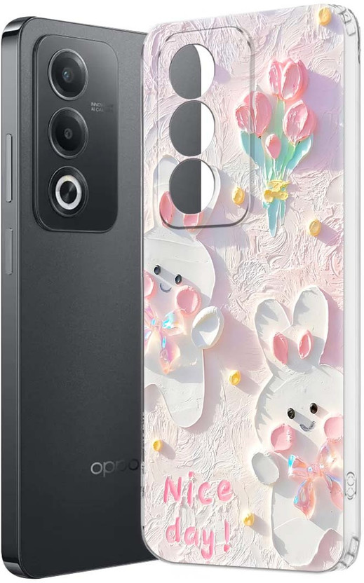 Flipkart SmartBuy Back Cover for OPPO A3 Pro 5G(Multicolor, Grip Case, Silicon, Pack of: 1)