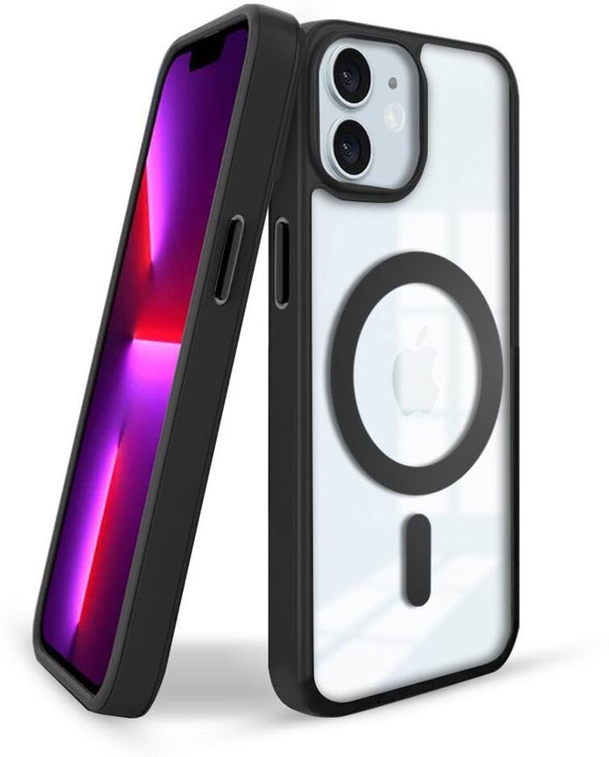 AMEYAA Back Cover for Apple iPhone 11(Black, Magsafe, Polycarbonate, Pack of: 1)