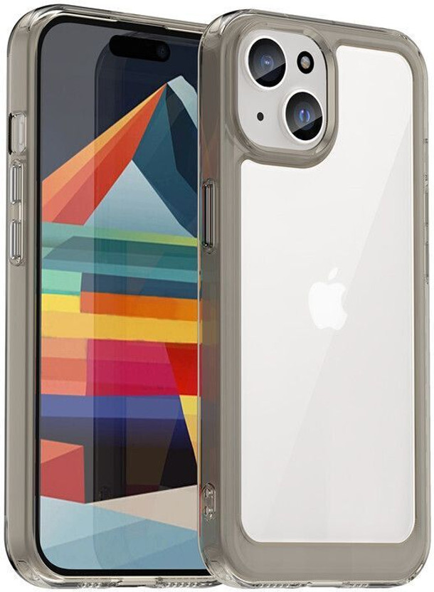 Cover Alive Back Cover for Apple iPhone 15(Beige, Transparent, Shock Proof, Thermoplastic Polyurethane, Pack of: 1)