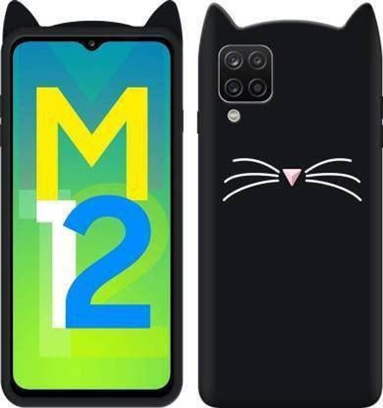 Dekkin Back Cover for 3D Cat Soft Silicone Cute Cartoon Cat Back Cover