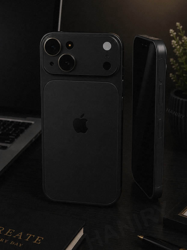 HANIRY Back Cover for iPhone 15 Plus(Black, Dual Protection, Thermoplastic Polyurethane, Pack of: 1)