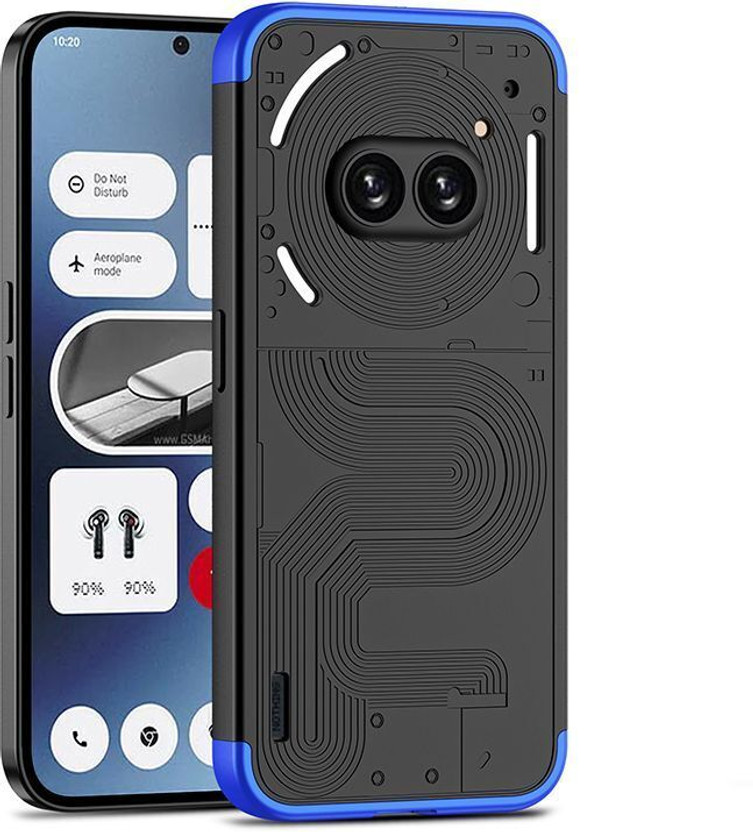 FlareHUB Back Cover for Nothing Phone (2a) 5G, nothing Phone 2a new(Blue, Hard Case, Silicon, Pack of: 1)