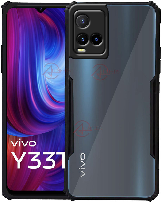 Vivo ALLNEEDS Back Cover for Vivo Y33T(Black, Transparent, Matte Finish, Pack of: 1) - Flipkart Deal
