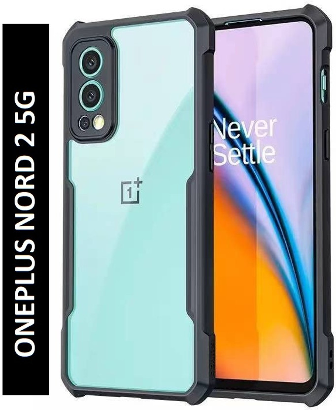 KWINE CASE Back Cover for OnePlus Nord 2 5G(Black, Shock Proof, Pack of: 1)