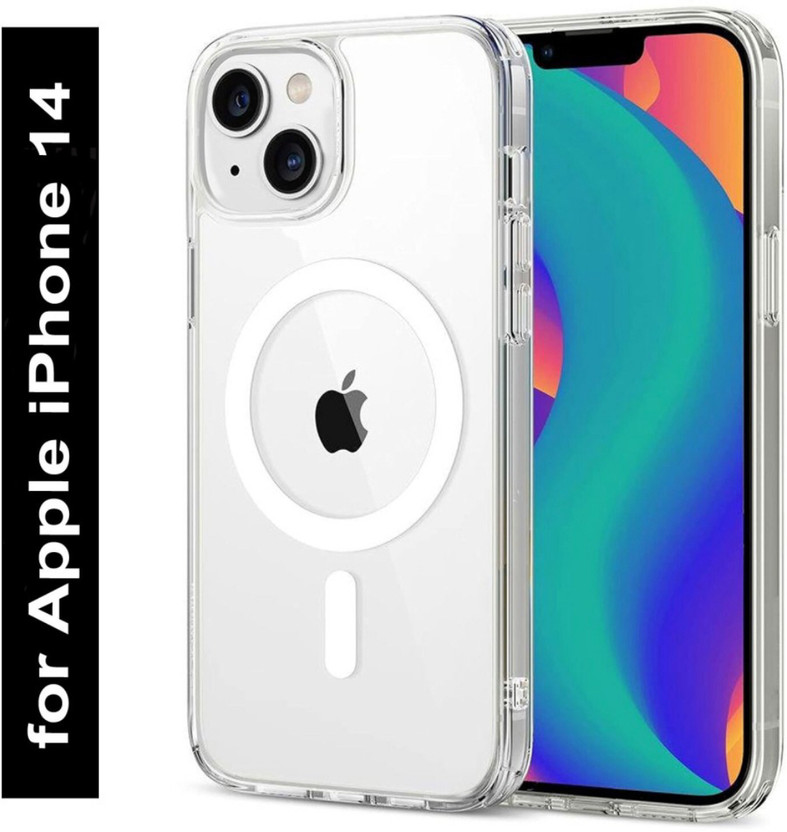 Doubledicestore Back Cover for iPhone 14(Transparent, Thermoplastic Polyurethane, Pack of: 1)