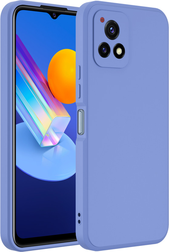 Artistque Back Cover for Vivo Y72 5G(Blue, Flexible, Silicon, Pack of: 1)