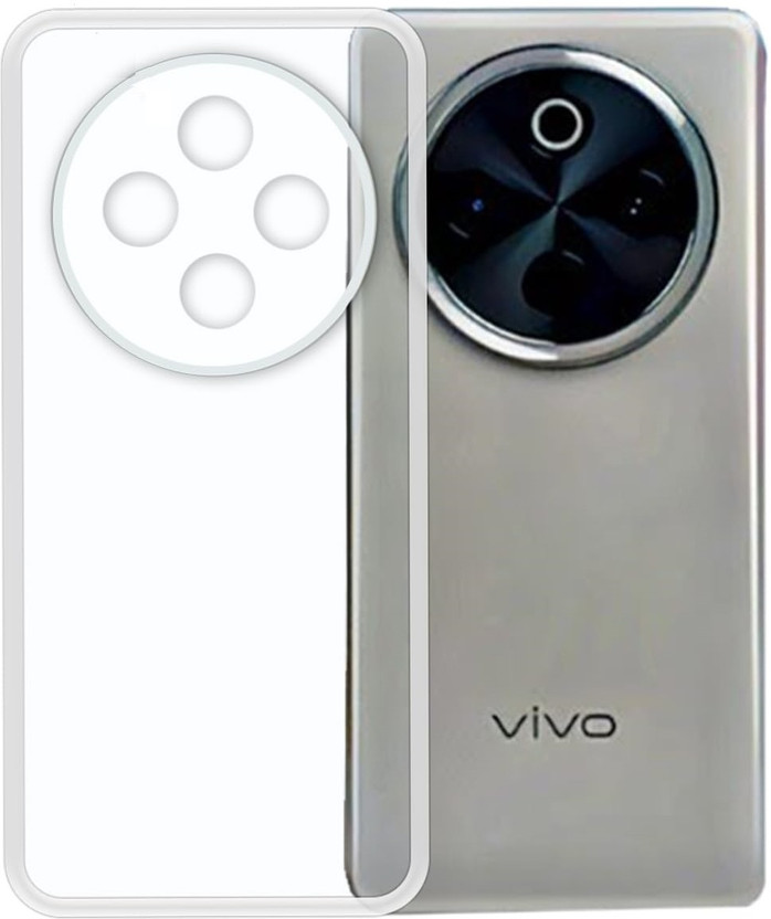 Vivo Spinzzy Back Cover for vivo T4 5G(Transparent, Camera Bump Protector, Silicon, Pack of: 1) - Flipkart Deal