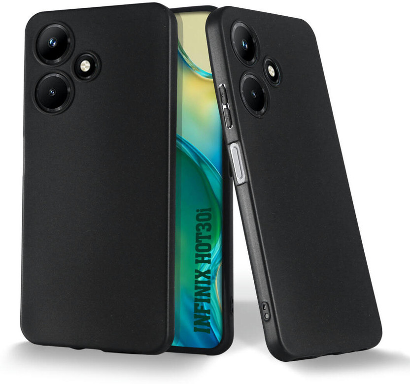 7printzone 7printzone Back Cover for Infinix Hot 30i(Black, Flexible, Silicon) - Flipkart Deal