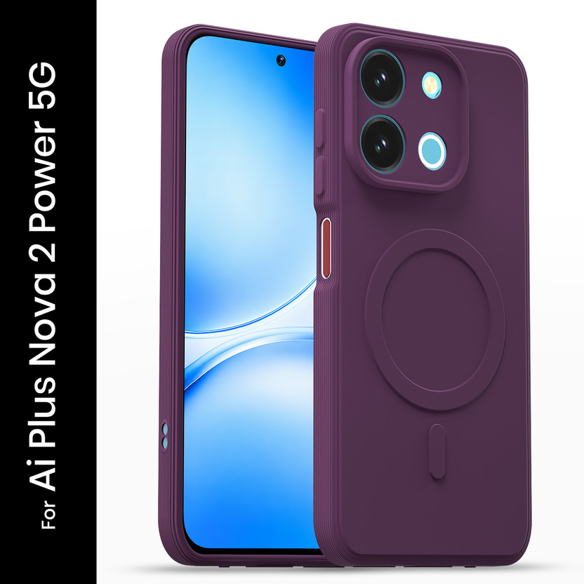 GLOBAL GLOBAL NOMAD Back Cover for Ai+ Nova 2 Power 5G(Purple, Grip Case, Silicon, Pack of: 1) - Flipkart Deal