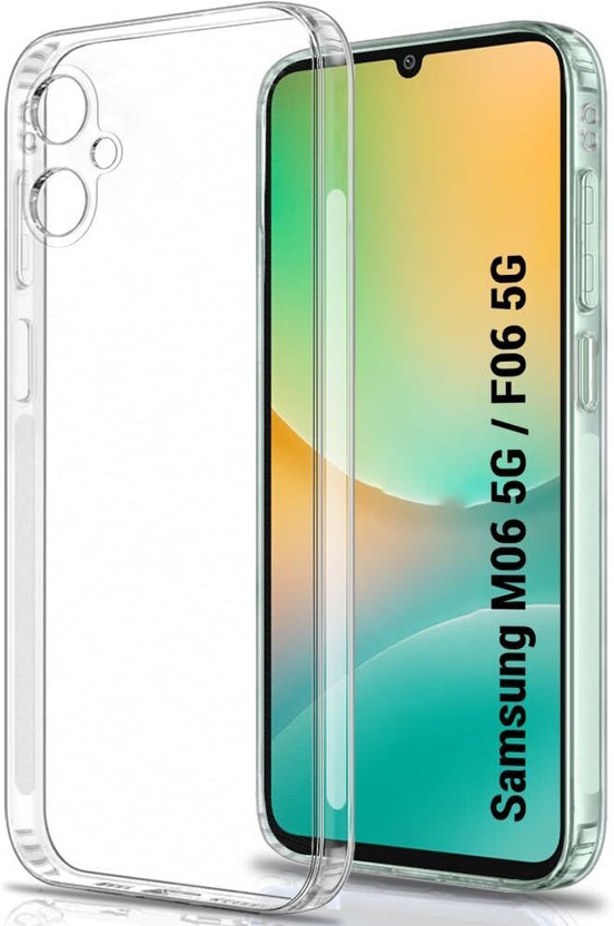 Hamz Back Cover for SAMSUNG Galaxy M06 5G, SAMSUNG Galaxy F06 5G(Transparent, Camera Bump Protector, Pack of: 1)