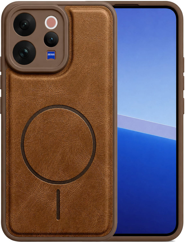 Flipkart SmartBuy Back Cover for vivo V70 Elite 5G, vivo V70(Brown, Grip Case, Thermoplastic Polyurethane, Pack of: 1)