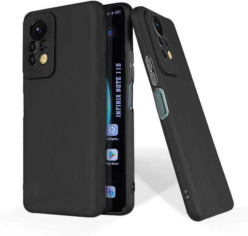 printwhiz Back Cover for Infinix Note 11S(Black)