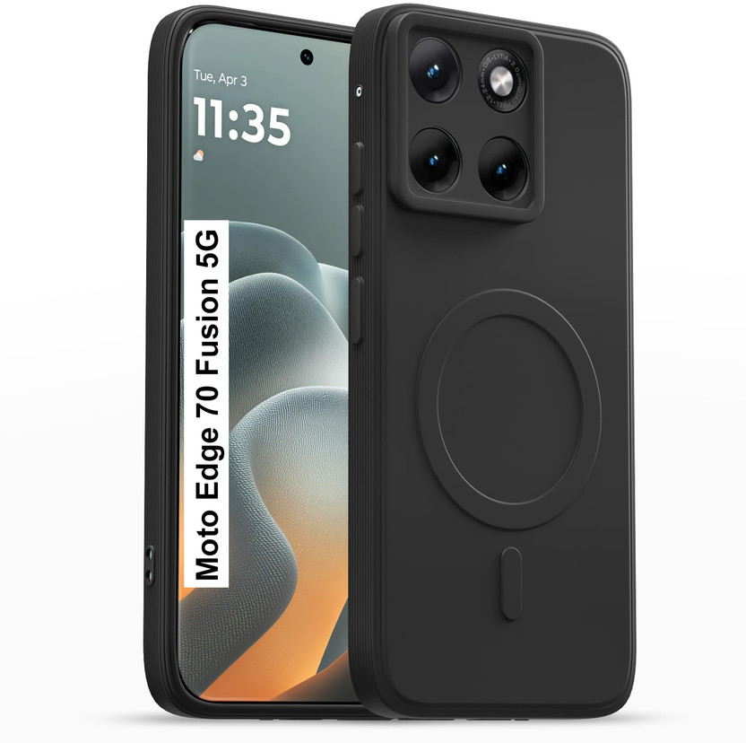 My Thing! Back Cover for Motorola Moto Edge 70 Fusion 5G(Black, Flexible, Thermoplastic Polyurethane, Pack of: 1)