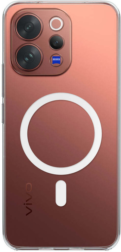 Vivo MatteSmoke Back Cover for vivo V70(Transparent, Magsafe, Rubber, Plastic, Pack of: 1) - Flipkart Deal