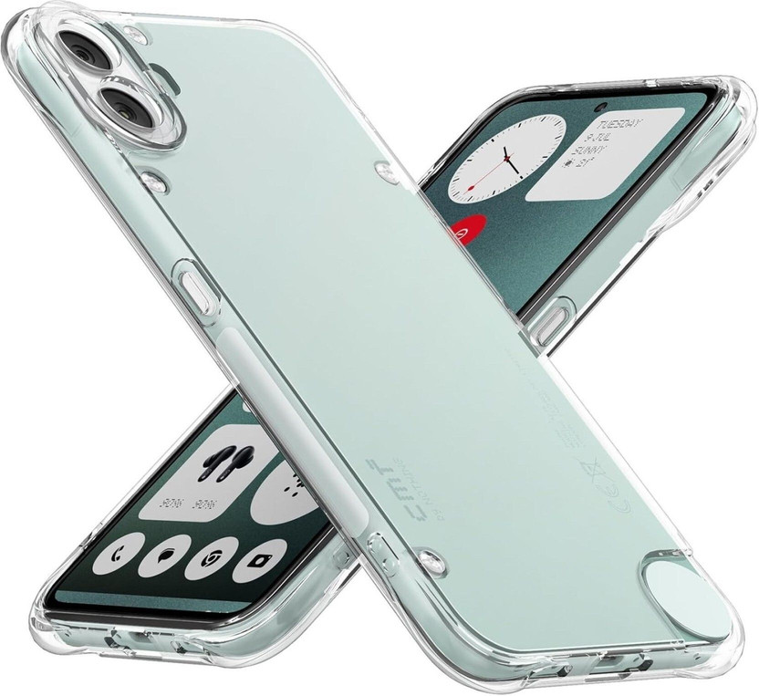 RCHJV Back Cover for CMF by Nothing Phone 1(Transparent, Silicon, Pack of: 1)