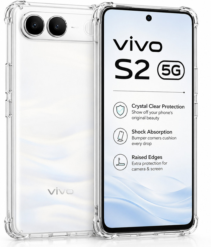 Vivo ProWow for Vivo S2 5G(Transparent, Silicon, Pack of: 1) - Flipkart Deal
