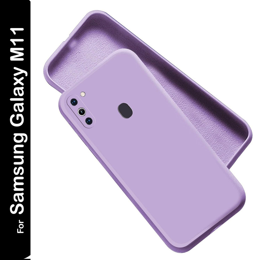Artistque Back Cover for Samsung Galaxy M11(Purple, Flexible, Silicon, Pack of: 1)
