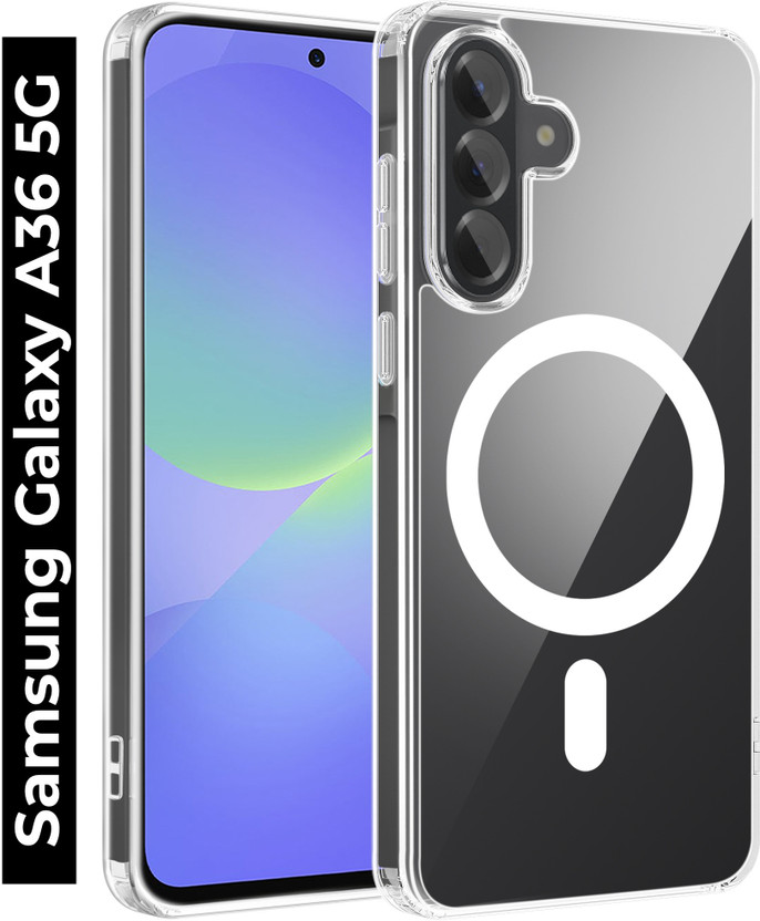 Artistque Back Cover for Samsung Galaxy A36 5G, Samsung Galaxy A36(Transparent, Magsafe, Thermoplastic Polyurethane, Pack of: 1)