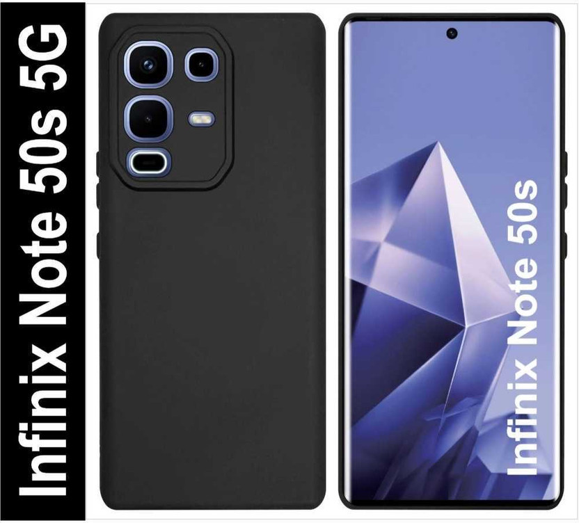 Cartnexa Cartnexa Global Back Cover for Infinix Note 50s 5G+(Black, Silicon) - Flipkart Deal
