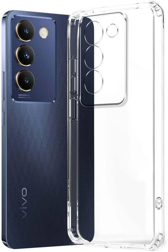 Vivo DMJHP Back Cover for Vivo Y200E(Transparent, Camera Bump Protector, Pack of: 1) - Flipkart Deal