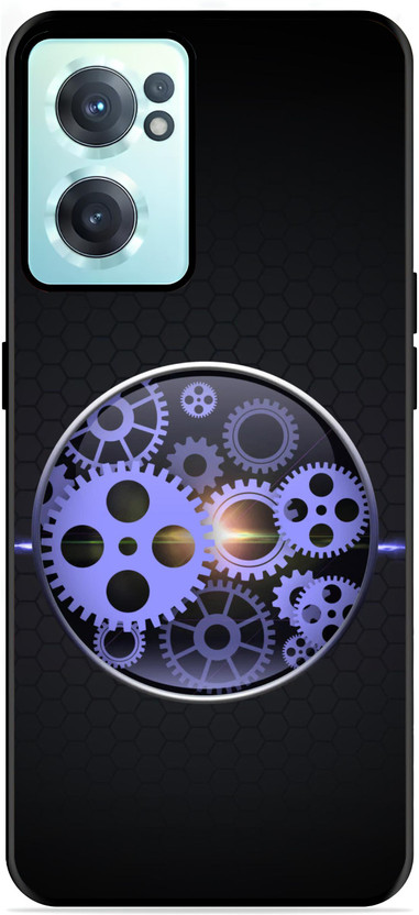 FAZAKA Back Cover for OnePlus Nord CE2 5G On Glossy Metal Phone Cover | AUTOMATION(Multicolor, Dual Protection, Pack of: 1)