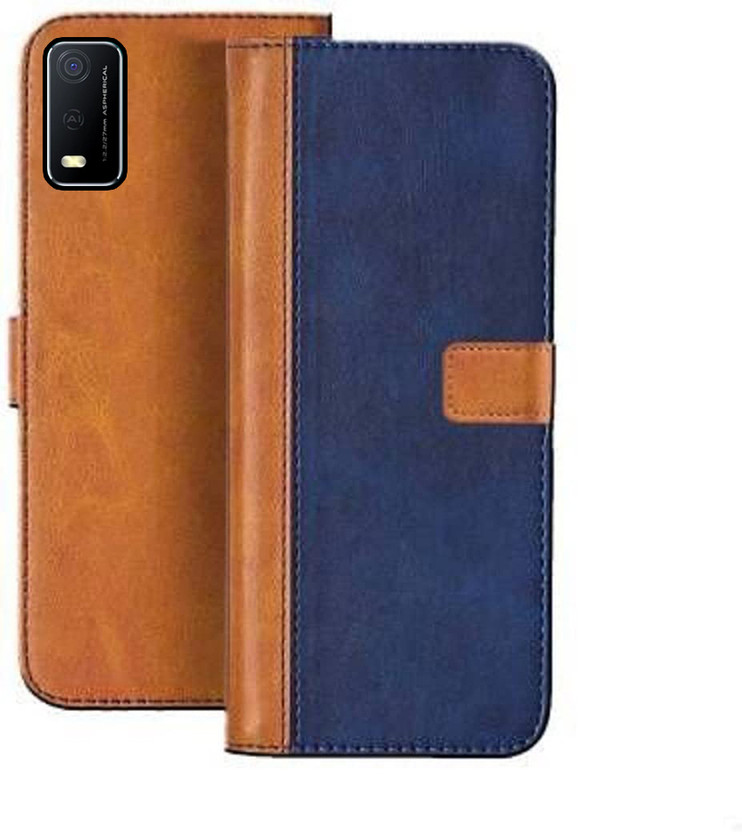 ExclusivePlus Flip Cover for Vivo Y3s(Multicolor, Dual Protection, Leather, Pack of: 1)