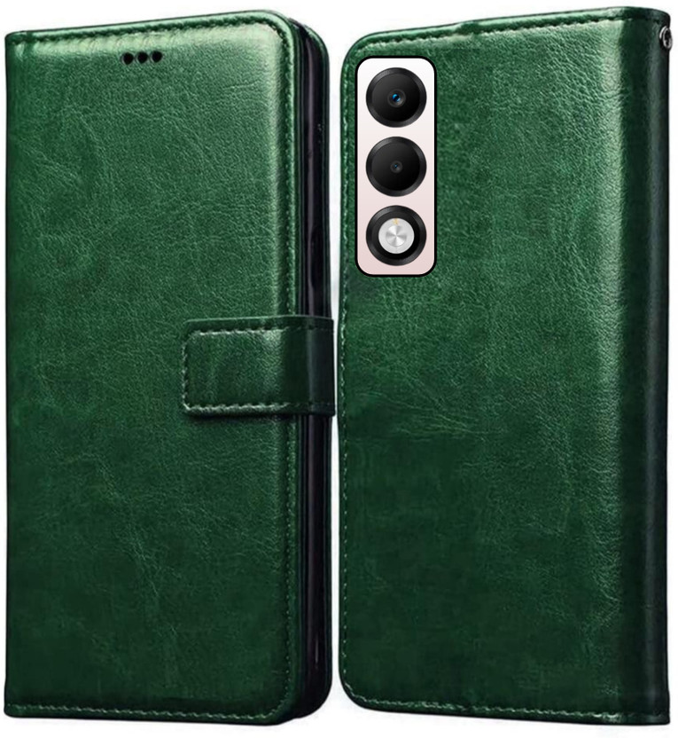 Oppo GoPerfect Flip Cover for Oppo K13x 5G(Green, Shock Proof, Rubber, Plastic, Pack of: 1) - Flipkart Deal