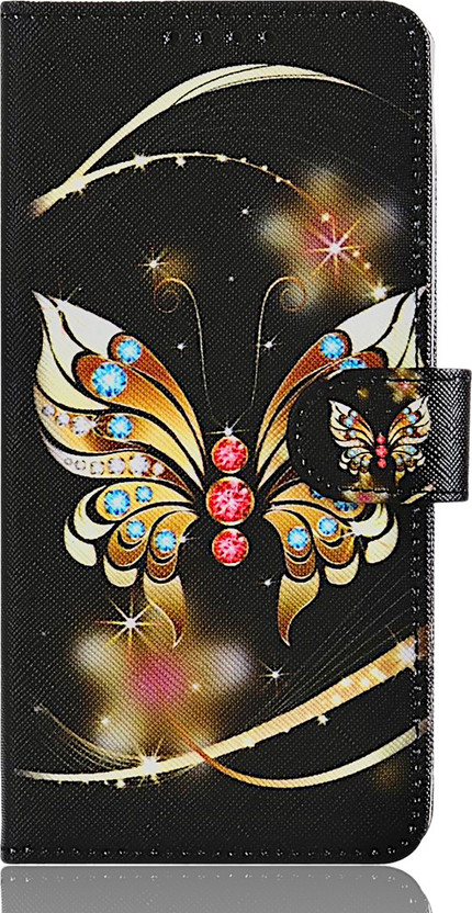 TELETEL Wallet Case Cover for Oppo A33(Black, Card Holder, Artificial Leather, Pack of: 1)