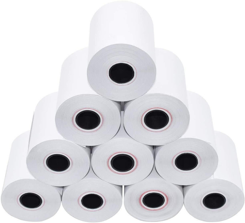 RealSun RealSun Billing Machine Rolls 2 inch (Sets for 10 Rolls) Thermal Cash Register Paper(57 mm x 15 meter) - Flipkart Deal