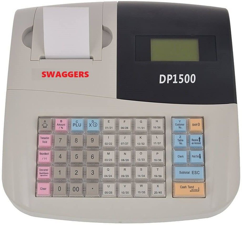SWAGGERS CCPR1500 Table Top Cash Register(LCD Screen)