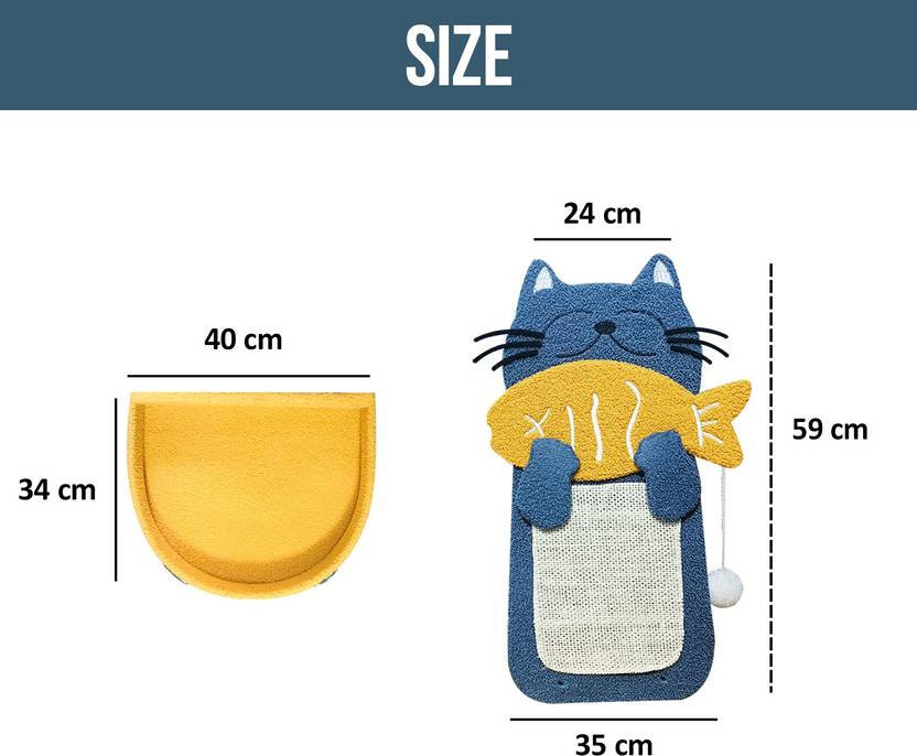Goofy Tails Fish Cat Tree Post 2 in 1 Scratch Post And Activity Tree now-that-is-a-cat-tree