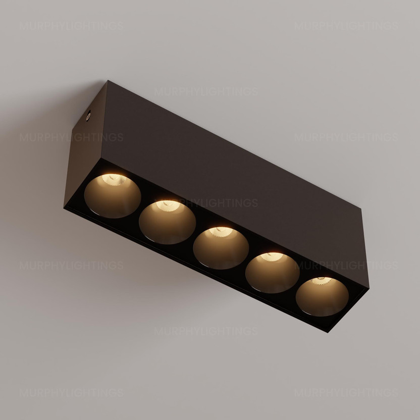 MURPHY MURPHY 10W Black Gold Finish Square Laser Surface LED (Warm White, Pack of 1) Ceiling Light Ceiling Lamp(Yellow) - Flipkart Deal