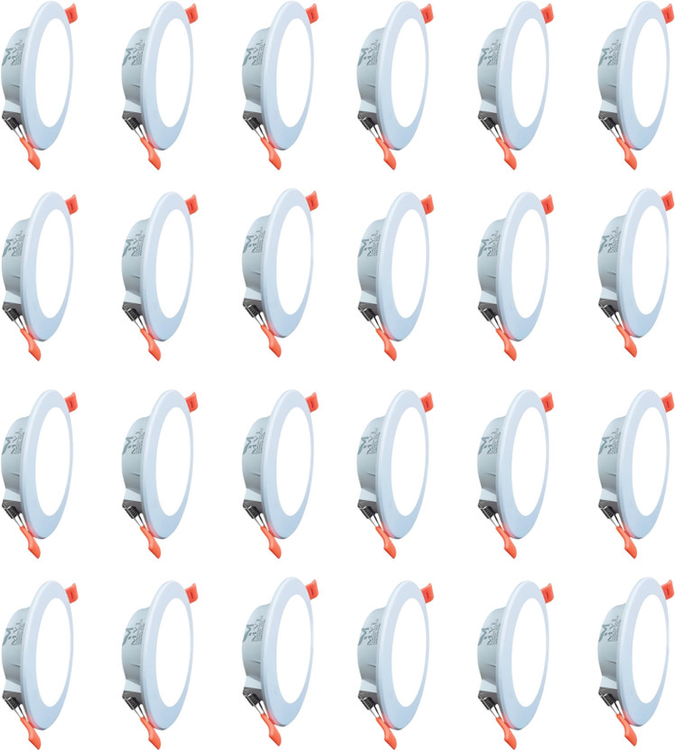 MVL MVL Maxa 10-Watts Round Led Panel Conceal Down Pack of 24 Ceiling Light Ceiling Lamp(White) - Flipkart Deal