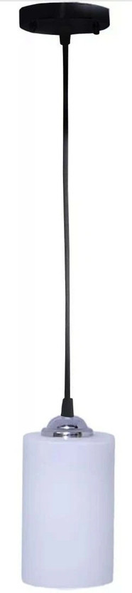 Areezo Unbreakable White PVC Hanging Pendant Ceiling Light for Home Decor Pendant Lamp Ceiling Lamp(Black, White)