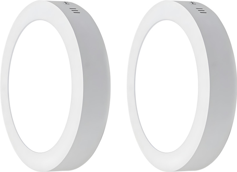 MVL MVL MVL 15 Watt Round LED Ceiling Surface Panel Light (White, Pack of 2) Ceiling Light Ceiling Lamp(White) - Flipkart Deal