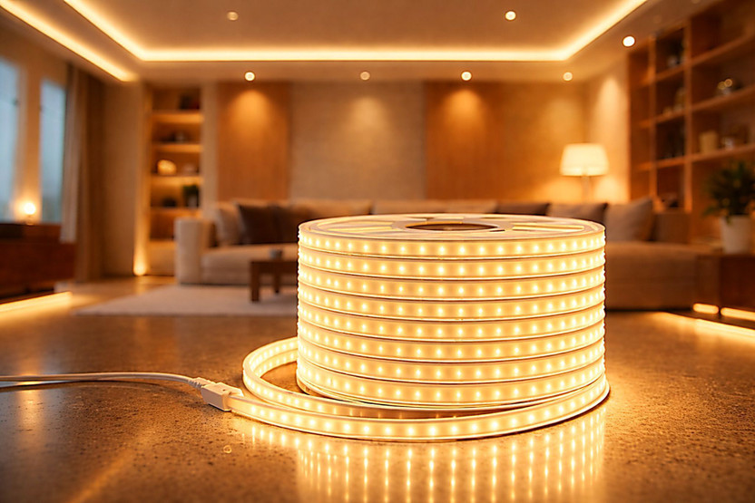 Hybrix Hybrix 2835 Ultra Bright LED False Ceiling Cove Light (4 Mtr) With Adaptor, Warm White Ceiling Light Ceiling Lamp(Yellow) - Flipkart Deal