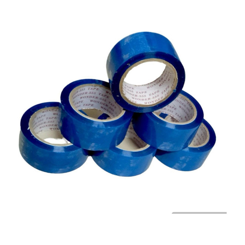 RINA Flipkar_t 2 inch pack of 6 branded packaging tape (Manual)(Set of 6, transparent, Blue)