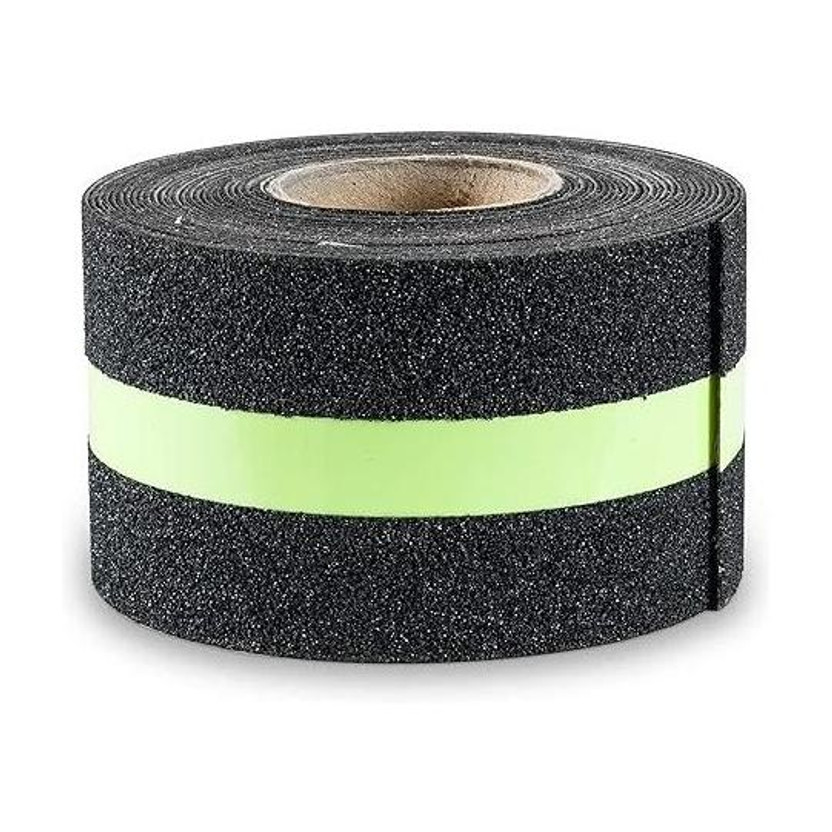 Lifewit Anti Slip Grip Tape with Green Stripe Non Slip Adhesive Stair Treads,Tread Step Dispenser ‎Linen (Manual)(Set of 1, Black)
