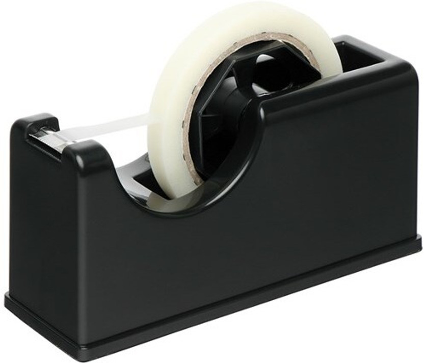ss enterprise (TAPE NOT INCLUDED) HEAVY DUTY TAPE DISPENSER WITH RUBBER BASE FOR 1 INCH ADHESIVE TAPE HEAVY DUTY TAPE DISPENSER FOR 1 INCH TAPE (Manual)(Set of 1, BLACK, BLUE, YELLOW)