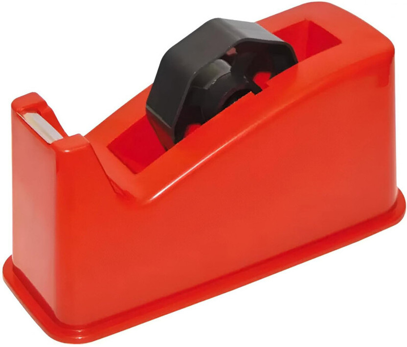 DeskFlex Heavy Weight Tape Dispenser & Anti-Skid 1 inch Cello Tape Dispenser for School Manual Tape Dispenser (Manual)(Multicolor)