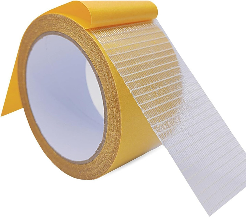 KVVTRADES KVVTRADES double sided Manual Dispenser Carpet Adhesive Tape (Manual)(Set of 1, TRANSPRANT) - Flipkart Deal