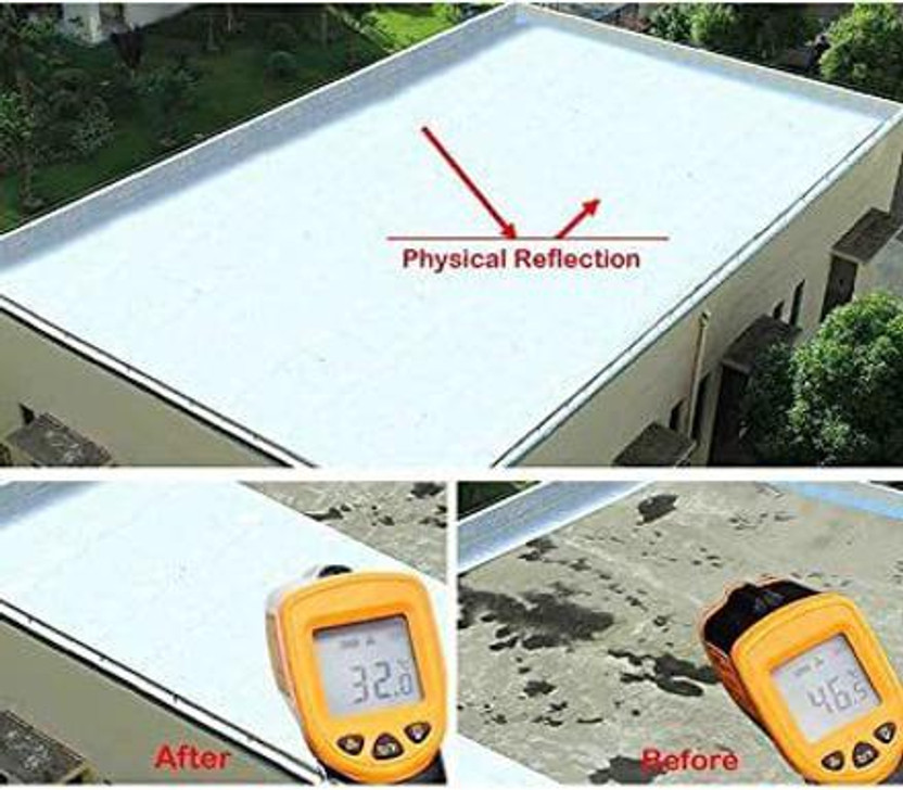 HOSTING Waterproof Aluminum Rubber Tape Foil Tape WATERPROOF TAPE (Manual)(Set of 1, Silver)