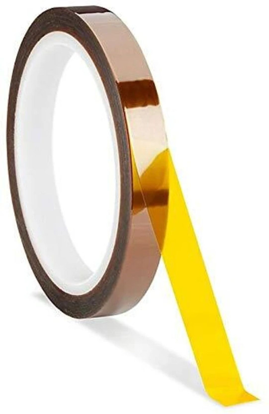 Gdgift Polyimide Heat Resistant/High Temperature /Sublimation Tape 33 Mtrs Long (10mm) Handheld Heat Tape (Manual)(Set of 1, Brown)