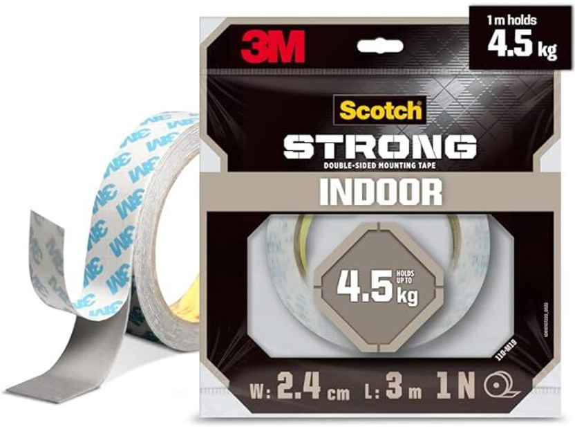 Scotch Super series Double Sided Desktop Foam Tape (Manual)(Set of 1, White)