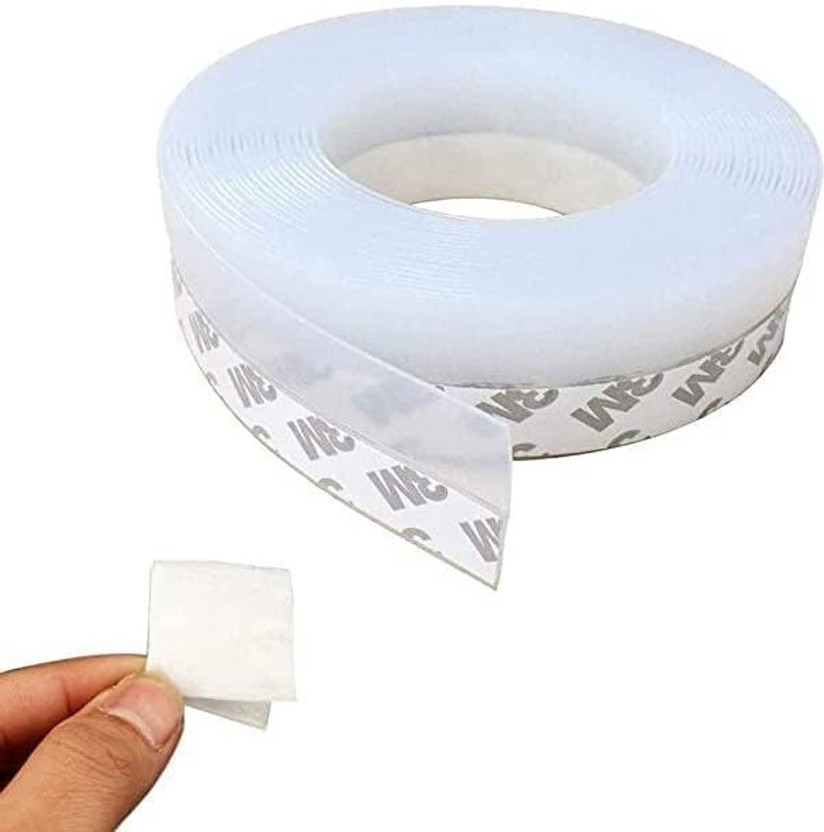 Jiyancreation Door Window Gap Sealing Silicon Handheld Dispenser Dispenser DOOR TAPE (Manual)(Set of 1, White)