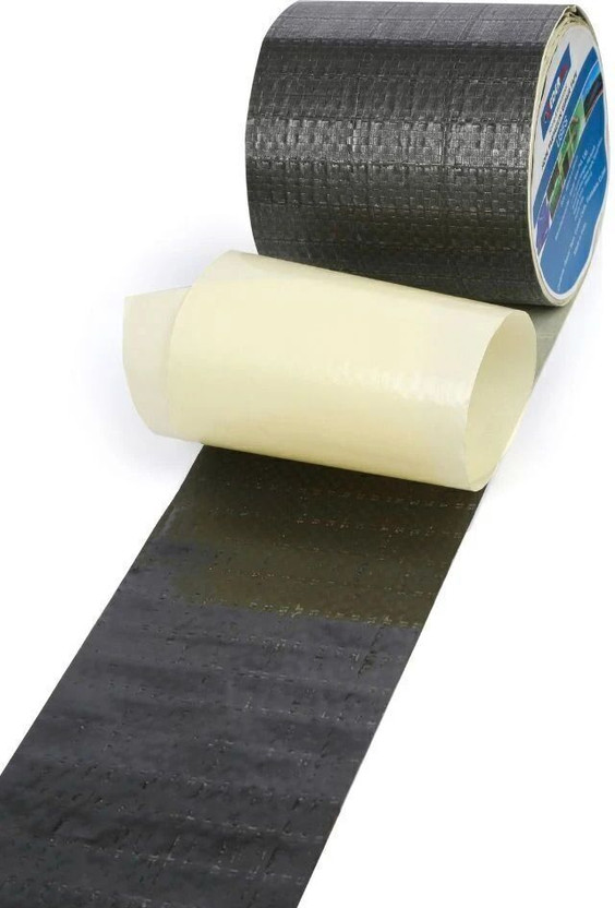 KEDER HDPE Tape Self-Adhesive & Waterproof Tarpaulin Repair Tape (Manual)(Set of 1, Black)