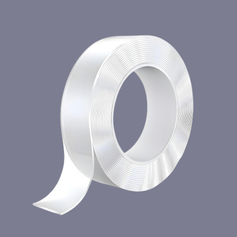HAREPRIYA Double sided cellotape Dispenser Tape for Walls (Manual)(Set of 1, White)