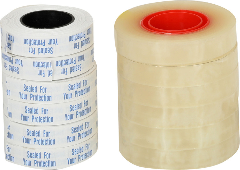 SmartPack Transparent Tape Roll for Bread Sealer Machine manual Tape Roll (Manual)(Set of 1, White)